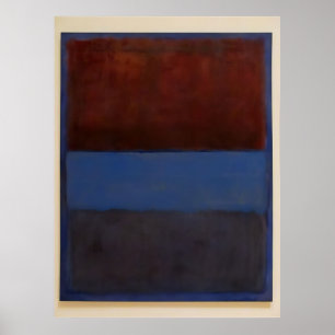 Poster Mark Rothko - No.61 (Rouille et Bleu) - 1953