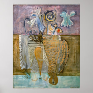 Poster Mark Rothko - Oiseaux hiérarchiques - 1944