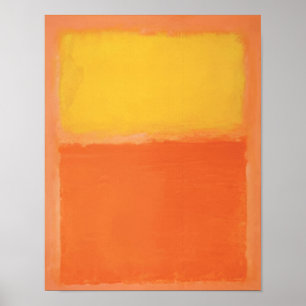 Poster Mark Rothko - Orange et Jaune - 1956