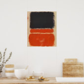 Poster Mark Rothko - Rouge - 1968 (Cuisine)