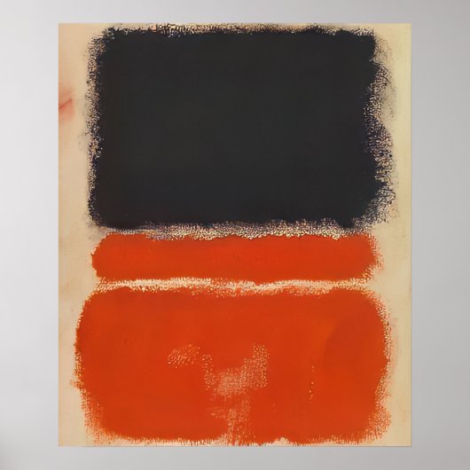 Poster Mark Rothko - Rouge - 1968 (Devant)
