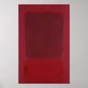 Poster Mark Rothko - Rouge et Brun - 1957