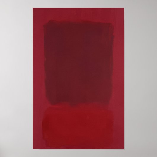 Poster Mark Rothko - Rouge et Brun - 1957 (Devant)