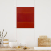 Poster Mark Rothko - Rouge et Orange - 1955 (Cuisine)