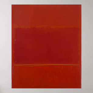 Poster Mark Rothko - Rouge et Orange - 1955