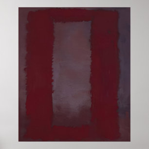 Poster Mark Rothko - Rouge sur marron - 1959