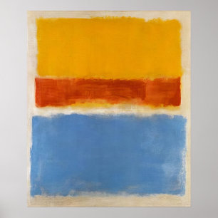 Poster Mark Rothko - Sans titre (Jaune, Rouge et Bleu) -