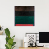 Poster Mark Rothko - Sans titre (Rouge-brun, Noir, Vert, (Bureau à domicile)