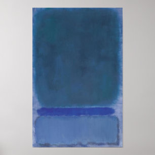 Poster Mark Rothko - Sans titre (Vert sur bleu) - 1968