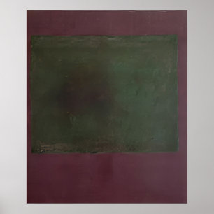 Poster Mark Rothko - Sans titre (vert sur marron) - 1961
