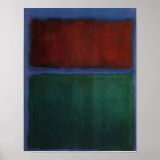 Poster Mark Rothko - Terre & Vert - 1955 (Devant)