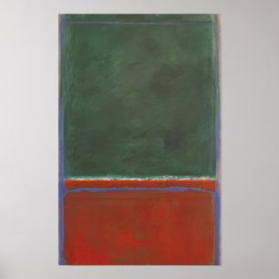 Poster Mark Rothko - Vert et Marron - 1953