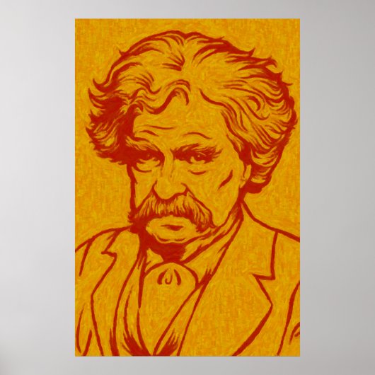 Poster Mark Twain (Devant)