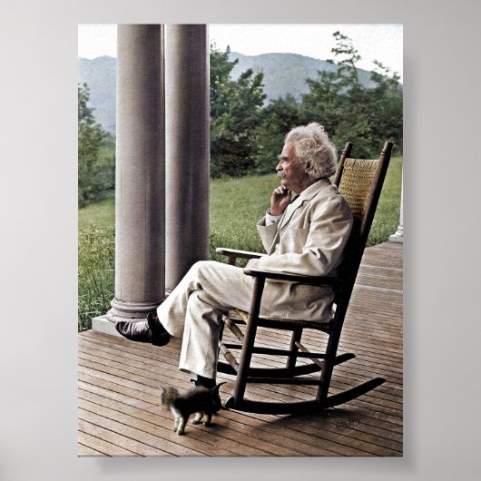 Poster Mark Twain (Devant)