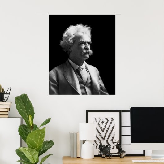 Poster Mark Twain (Bureau à domicile)