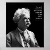 Poster Mark Twain (Devant)