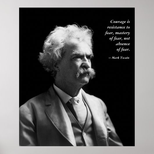 Poster Mark Twain (Devant)