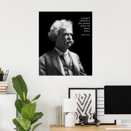 Poster Mark Twain (Bureau à domicile)