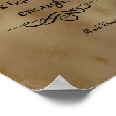 Poster Mark Twain Citation, Boire (Coin)