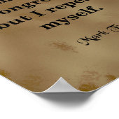 Poster Mark Twain Citation, Congrès (Coin)