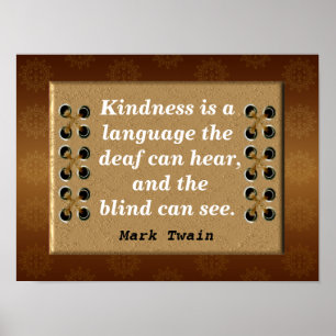 Poster Mark Twain cite