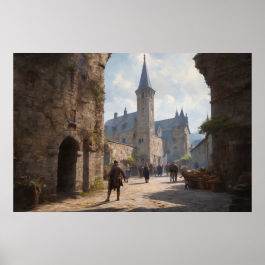 Poster Market Lane (Devant)