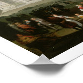 Poster Market Scene before the Dam Palace, Amsterdam (Coin)