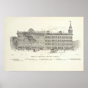 Poster Market South side Main et Beale