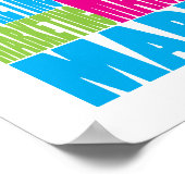 Poster Marketing coloré (Coin)