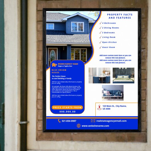 Poster Marketing foncier immobilier professionnel