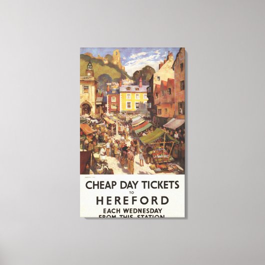 Poster Marktonderzoek Canvas Afdruk (Voorkant)