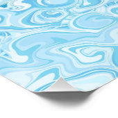 Poster Marlin Bleu Jaillissant de l'Océan (Coin)