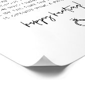 Poster MARLO Bague Moderne Boho Hunt Jeu de Baby Shower d (Coin)