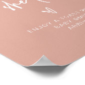 Poster MARLO Boho Blush et Beige Pop When She Pops Pannea (Coin)