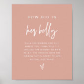 Poster MARLO Boho Blush Rose Comment est son Ventre Jeu (Devant)