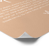 Poster MARLO Boho Earth Toned Late Night Diapers Jeu (Coin)