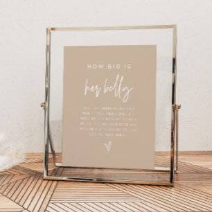 Poster MARLO Boho Terracotta Quelle est la taille de son 