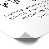 Poster MARLO Bold Modern Où Ils Signent (Coin)