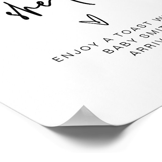 Poster MARLO Bold Moderne Pop Quand Elle Pops Signe (Coin)