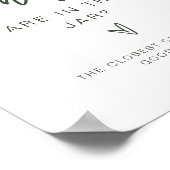 Poster MARLO Green Combien de Candies Baby shower Jeu (Coin)