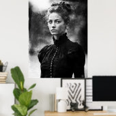 Poster Marme d'école du 19ème siècle B&W photo (Bureau à domicile)