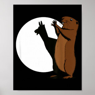 Poster Marmottes Lama Spectacle de Marionnettes Drôle de 