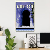 Poster Maroc (Bureau à domicile)