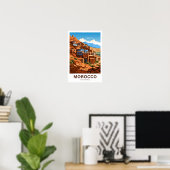 Poster Maroc Afrique du Nord Imprimer (Bureau à domicile)