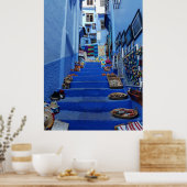 Poster Maroc Chefchaouen Mur déco, Poster, Imprimer (Cuisine)
