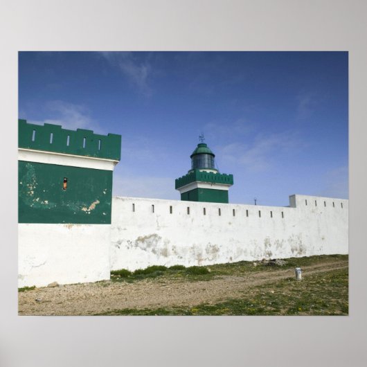 Poster MAROC, Côte atlantique, BEDDOUZA : Cap Beddouza (Devant)
