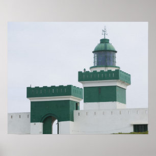 Poster MAROC, Côte atlantique, BEDDOUZA : Cap Beddouza 2