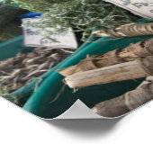 Poster MAROC, Côte Atlantique, ESSAOUIRA : Marché aux épi (Coin)