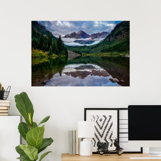 Poster Maroon bells (Bureau à domicile)