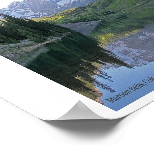 Poster Maroon Bells, Colorado (Coin)